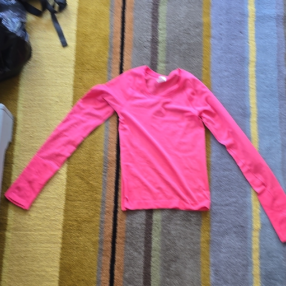 lululemon athletica Pink Long Sleeve Tee